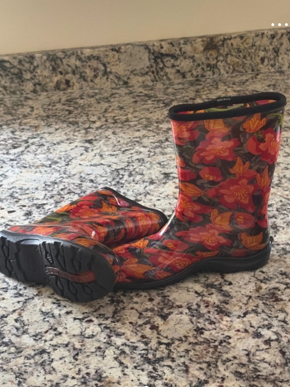 SLOGGERS FLORAL&STYLISH RAIN BOOT - Picture 8 of 14